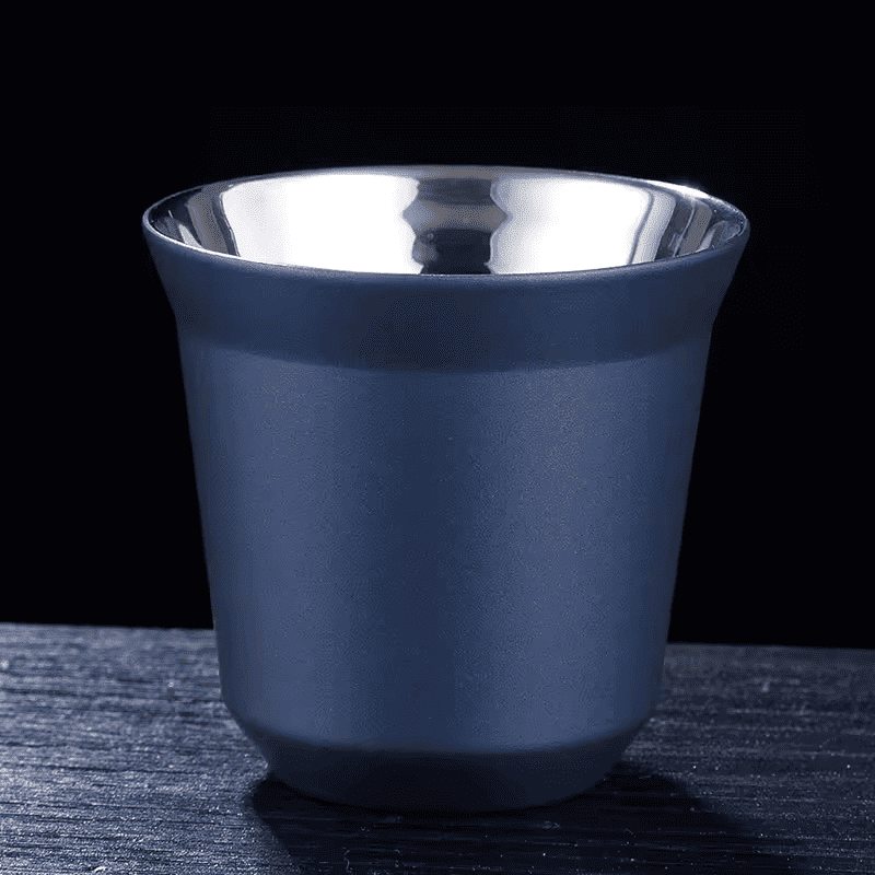 Edelstahl-Espressotasse mit Isolierung