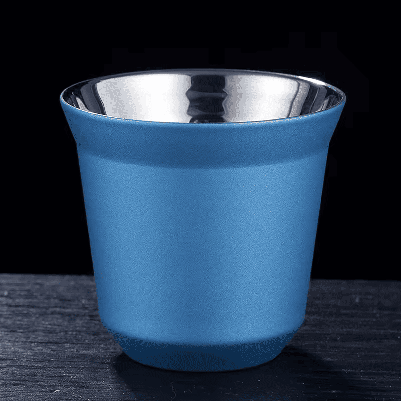Edelstahl-Espressotasse mit Isolierung