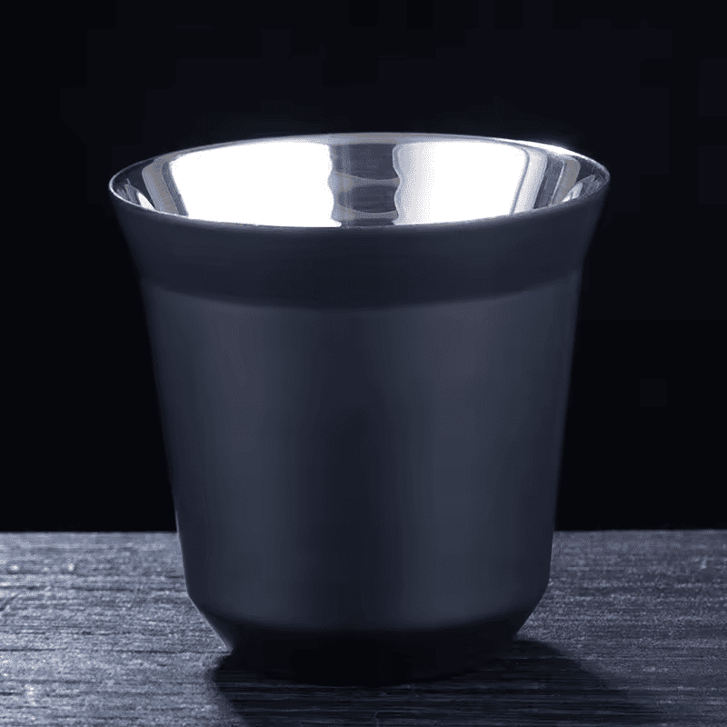 Edelstahl-Espressotasse mit Isolierung