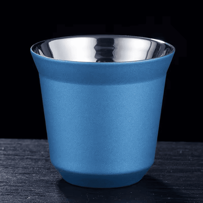 Edelstahl-Espressotasse mit Isolierung